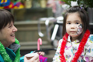 Grandma And Nara At The Conservatory