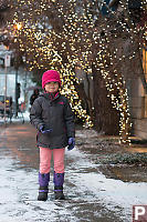 Nara Walking With Light Dusting Of Snow