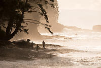 Surfers On The Beach