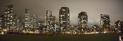 Walking Across Park Pano