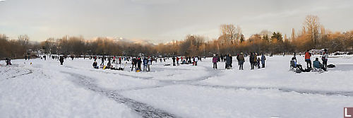 Lake Full Of People