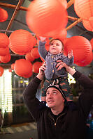 Walter Playing With Lanterns
