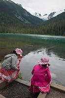 Kids At Lower Joffre Lake