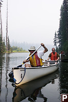 Mark And Eric Canoing