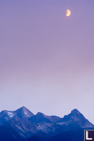 Moon Over Mountains