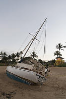 Sailboat Aground At Kamaole Beach Park I