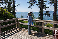 Helen On The Observing Platform