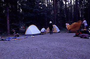 Setting up Camp