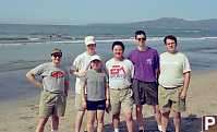 Group on Beach