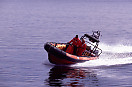 Coast Guard Zodiak Approaching