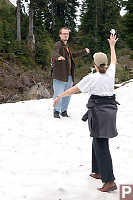 Slow Motion Snowball Fight