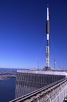 Top of North Tower from South Tower