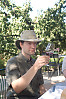 Mark Looking Through Wine