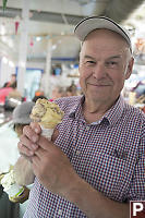 Grandpa With Ice Cream
