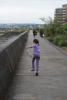 Nara Running On Sea Wall