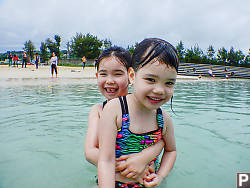 Swimming At Kouri Beach