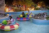 Water Boats Playing Chase