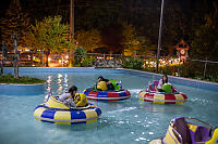 Water Sprays In Evening