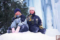 Caitlin and Kyle on Snow