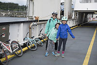 Bikes Loaded On Ferry