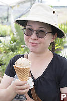 Helen With Ice Cream
