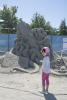 Giant Squid Sand Sculpture