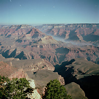 Moon light view of the Canyon