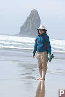 Helen On Beach