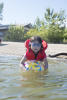 Nara Swimming With Beach Ball