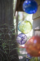 Glass Spheres Hanging