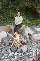 Helen With Campfire