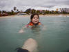 Nara Swimming In The Ocean