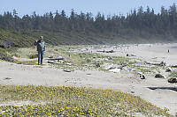 Dad On The Beach
