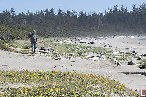 Dad On The Beach