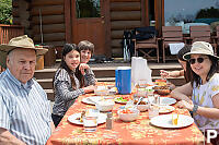 Tacos On Picnic Table