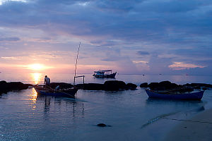 Boats At Sunset