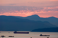 Freighters In Pastel Light