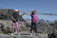 Girls By Suspension Bridge